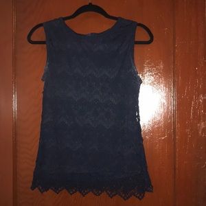 Lace tank top